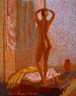 \"Nude girl with a jug\", 87x70 cm, oil on canvas, 1996-2022