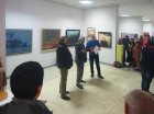 At the left – to the right: The chairman of the board of the Ryazan office of the Union of artists of Russia, the Honored artist of Russia – Alexey Anisimov, the National artist of Russia,