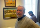 Artist - Anatoly Laryunin. The opening of the jubilee exhibition dedicated to the 75th anniversary of the Ryazan branch of the Union of Artists of Russia. Ryazan State Regional Art Museum I. Pozhalostin, the exhibition works from the museum fund. 
