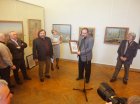 The opening of the jubilee exhibition dedicated to the 75th anniversary of the Ryazan branch of the Union of Artists of Russia. Ryazan State Regional Art Museum I. Pozhalostin, the exhibition works from the museum fund. October 23, 2015.