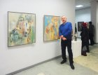 Honored Artist of Russia, member - correspondent of Russian Academy of Arts - Vasily Nikolayev from his paintings. The opening of the Jubilee Regional Art Exhibition \"Autumn - 2015\",