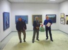 At the left – to the right: The chairman of the board of the Ryazan office of the Union of artists of Russia, the Honored artist of Russia – Alexey Anisimov, 