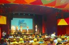 Opening of the art project \"Ryazan I Love You!\" Ryazan state regional puppet theater, on August 31, 2016. The action is dated for \"City Day\".