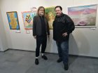 From left to right: Arkady Babich (Art Director of the project, symbolist artist, Zen practitioner, traveler, practicing guru); Alexei Akindinov - at the picture of Alexei \"Rose Fairy\". 