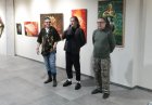 Opening of the festival 15.04.2023. From left to right: Vyacheslav Klimov (producer of the Ren-TV channel); Arkady Babich (Art Director of the project, symbolist artist, Zen practitioner, traveler, practicing guru). 