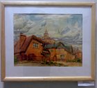 Watercolor Maximilian Presnyakov. The exhibition \"A look at the artist Ryazan\", February 5, 2016. The exhibition hall of the Union of Artists of Russia, Ryazan.