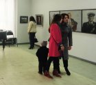 On an exposition. The Spring 2015 exhibition devoted to the 70 anniversary of the Victory over fascism. Showroom of the Union of artists of Russia, Ryazan. April 23. Russia.