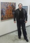 The picture has an artist Alexey Akindinov \"To Shena of the Ryazan Kremlin.\" Opening of the reporting Regional art exhibition \"Spring of 2016\". April 1, 2016. Showroom of the Union of artists of Russia, Ryazan.