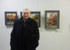 The pictures have an artist Nikolay Roslyakov. Opening of the reporting Regional art exhibition \"Spring of 2016\". April 1, 2016. Showroom of the Union of artists of Russia, Ryazan.