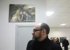 The picture has an artist Andrey Nazarov. Opening of the reporting Regional art exhibition \"Spring of 2016\". April 1, 2016. Showroom of the Union of artists of Russia, Ryazan.