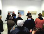At the opening of the exhibition \"Spring 2012\".