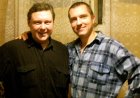 With the friend - Sergey Preobrazhenskiy. Tarasovka, Moscow. 2009.