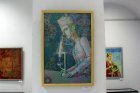 A. Akindinov\'s picture \"Clone\". Opening of a personal exhibition of Alexey Akindinov \"Patterns\". Showroom \"Historical and Art Museum\". September 23, 2016. Russia, Lukhovitsy, Moscow region. Elena Shekhovtseva\'s photo. 