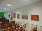 Before opening of a personal exhibition of Alexey Akindinov \"Patterns\". Showroom \"Historical and Art Museum\". September 23, 2016. Russia, Lukhovitsy, Moscow region. Elena Shekhovtseva\'s photo. 