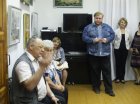At the left - the representative of administration of the Smenovsky settlement of Zakharovsky of municipal district of the Ryazan region – Victor S. Bolshakov shares memories about Alexey\'s ancestors. 