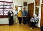 From left to right: the director of Zakharovsky museum of local lore is Anatoly A. Mirionkov, the deputy. Heads of the district administration on social problems – Vladimir N. Frolov, the head of department of culture, 