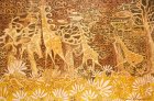 Триптих «Саванна». 2007:  Семья жирафов. 35x55 бум/акр