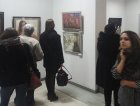 At Alexey Akindinov\'s pictures. Opening of the anniversary Regional art exhibition \"Fall — 2015\" devoted to the 75 anniversary of the Ryazan organization of the Union of artists of Russia. October 23, 2015. Showroom UAR, Ryazan.