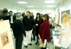 На открытии персональной выставки в галерее Арт-салона «Палитра». Сентябрь 2009.