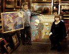 Alexey Akindinov and Svetlana V. Babina, at pictures bought from Alexey \"Stargazer\" and \"Geranium Guy\" by Gallery \"New Hermitage - one\".