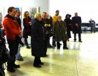 At the opening of the exhibition \"Spring 2012\".