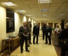 The opening of the exhibition. The representative of Sergey M. Mironov – the deputy of chairman of committee SF of economic policy, enterprise and property – Vladimir Fedorov.