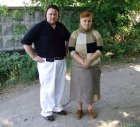 Alexey Akindinov with the mum Ekaterina V. Akindinova. Ryazan. 2007.