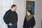 Alexey and Lyudmila D. Presnyakova. At opening of an exhibition of OrnaMentalnost. 2006.